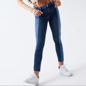 PACSUN Two tone high rise jeans